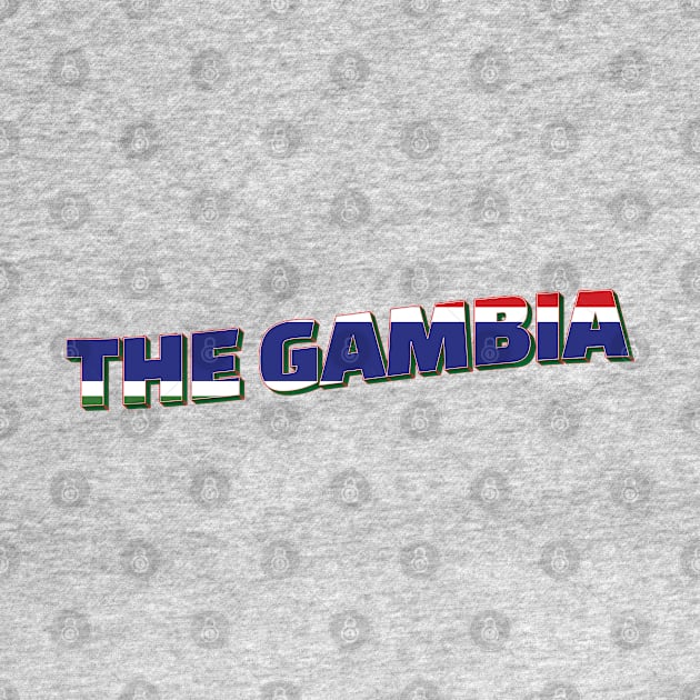 The Gambia vintage style retro souvenir by DesignerPropo